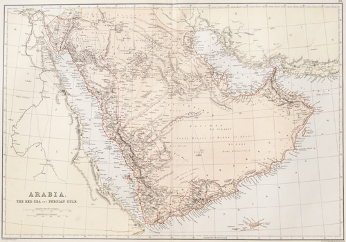 Arabia, The Red Sean and Persian Gulf 1882